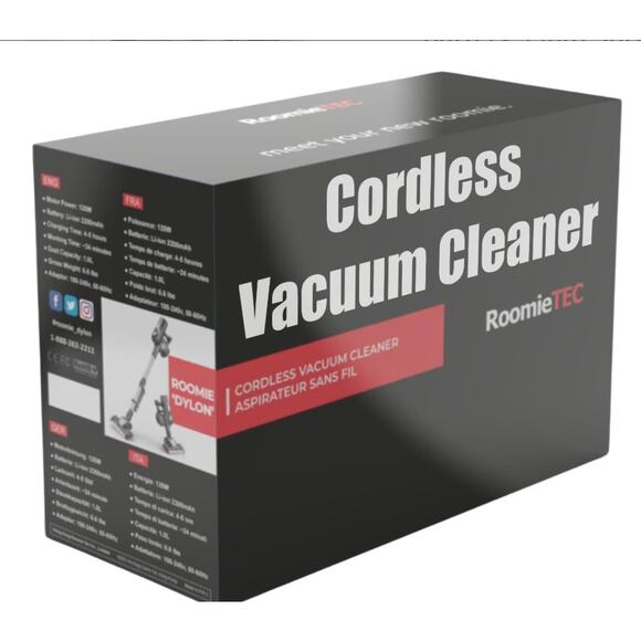 Cordless Vacuum, Bagless, 2200mAh Rechargeable Multi Surface Dustbuster, HEPA - Picture 7 of 7